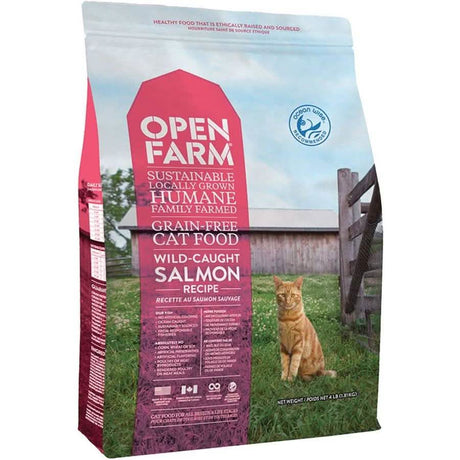 Open Farm Dry Cat Food Grain Free Wild-Caught Salmon Recipe