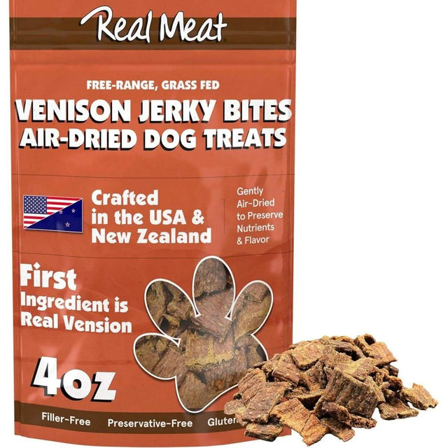 Real Meat Dog Treat All Natural Venison Recipe Jerky Treats