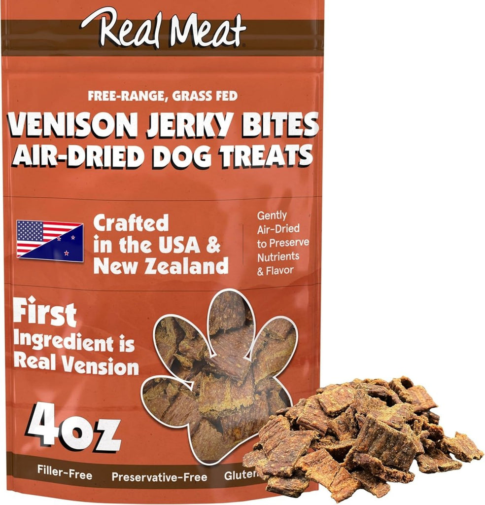 Real Meat Dog Treat All Natural Venison Recipe Jerky Treats