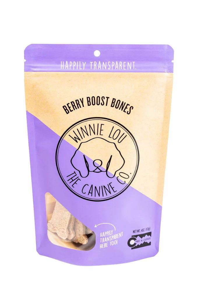 Winnie Lou Dog Treat Berry Boost Bones