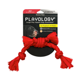 Playology Dog Toy Sensory Rope for Puppies - Beef Scent