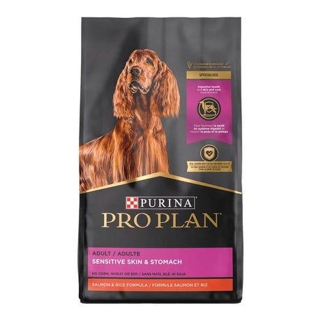 Purina Pro Plan Dry Dog Food Adult Sensitive Skin &amp; Stomach Salmon &amp; Rice Formula