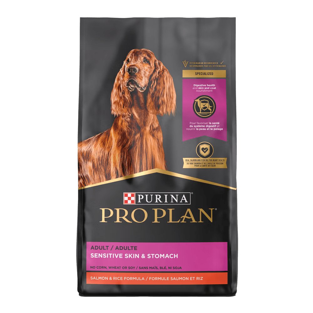 Purina Pro Plan Dry Dog Food Adult Sensitive Skin &amp; Stomach Salmon &amp; Rice Formula