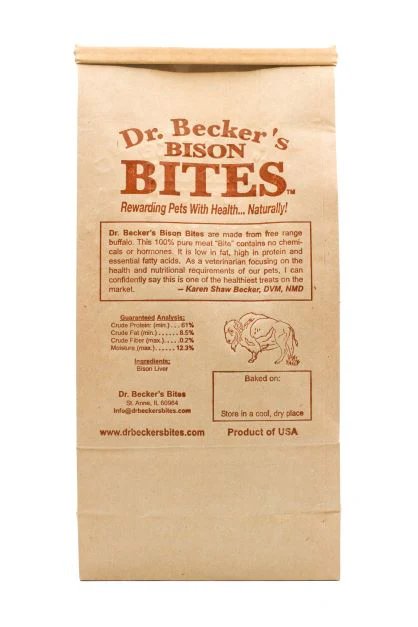 Dr. Becker's Dog Treat Bison Bites