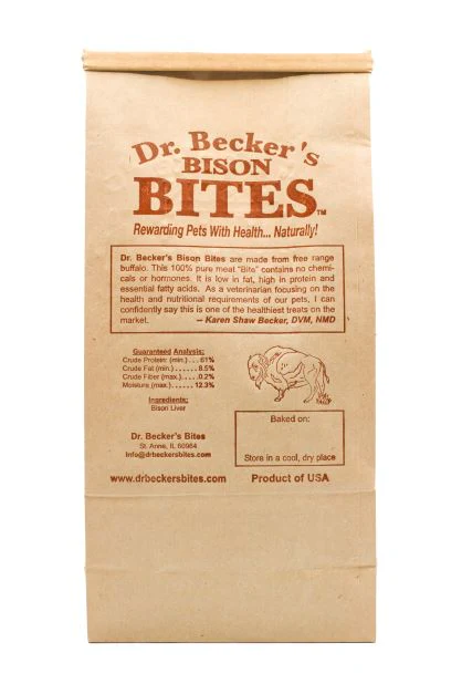 Dr. Becker's Dog Treat Bison Bites