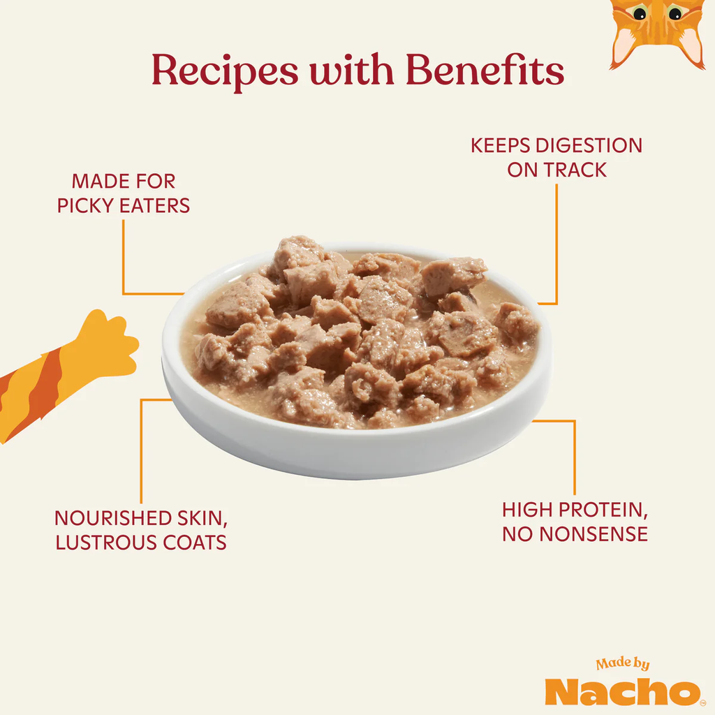 Made by Nacho Wet Cat Food Chicken Cuts in Gravy Recipe