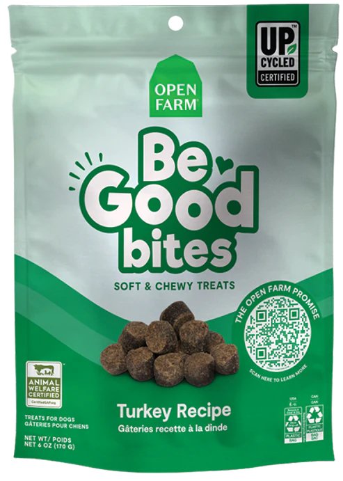 Open Farm Dog Treat Be Good Bites Turkey Recipe