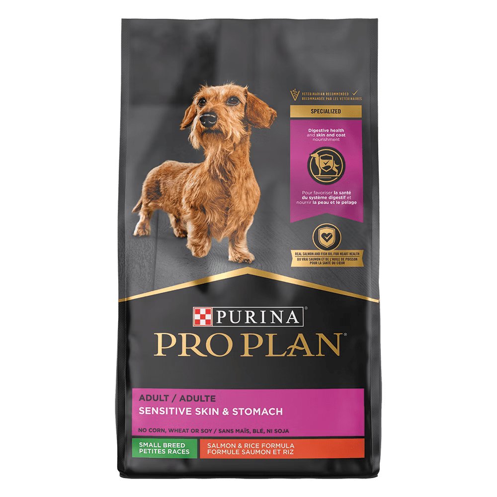 Purina Pro Plan Dry Dog Food Adult Small Breed Sensitive Skin &amp; Stomach Salmon &amp; Rice Formula