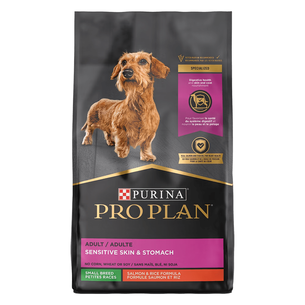 Purina Pro Plan Dry Dog Food Adult Small Breed Sensitive Skin & Stomach Salmon & Rice Formula