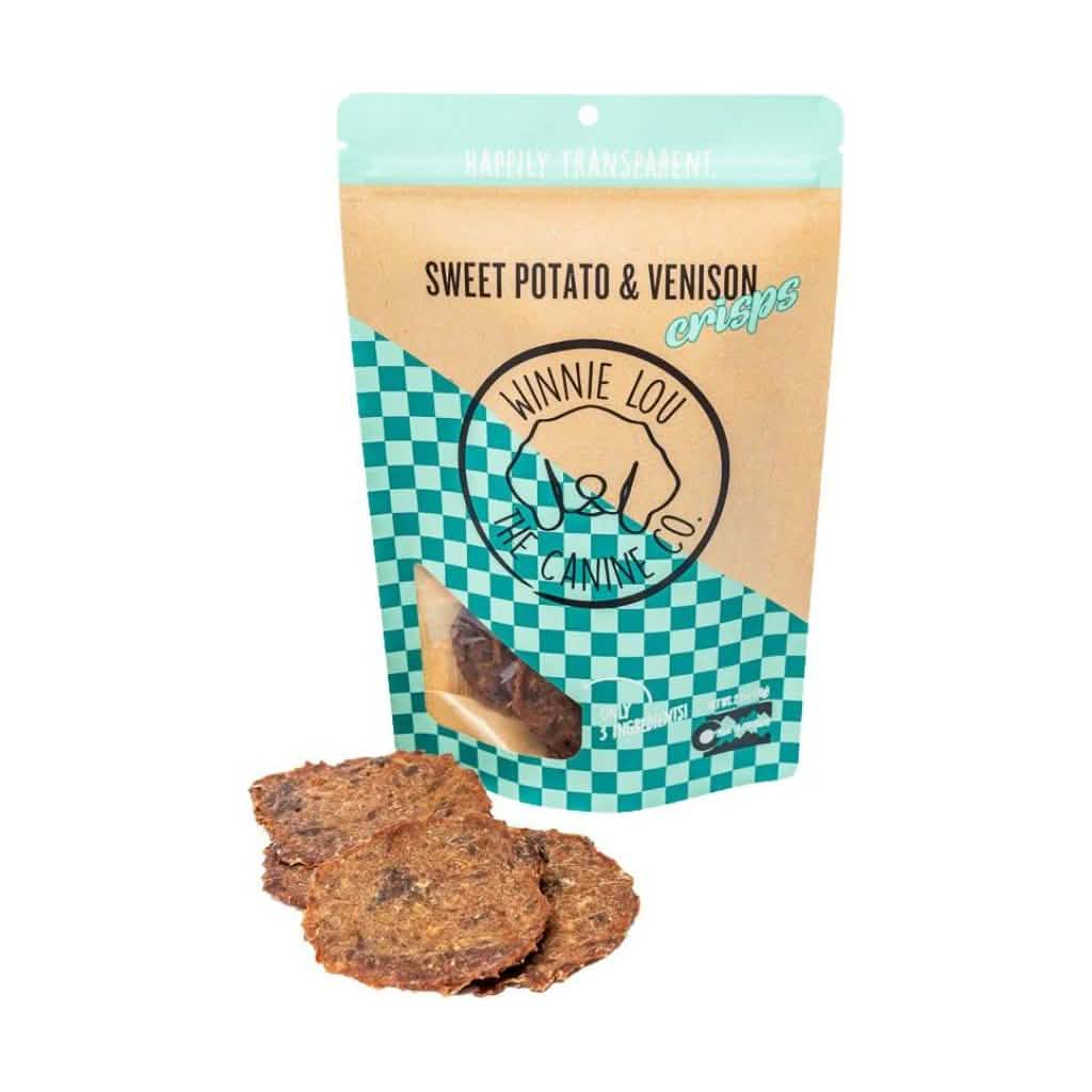 Winnie Lou Dog Treat Sweet Potato & Venison Crisps