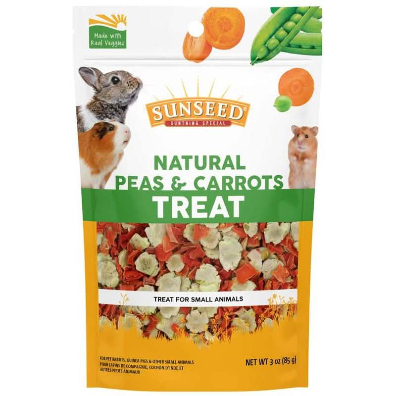 Sunseed Small Animal Treat Natural Peas & Carrots