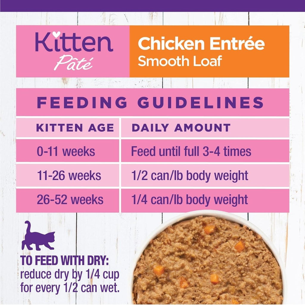 Wellness Wet Cat Food Complete Health Paté Kitten Chicken Entrée