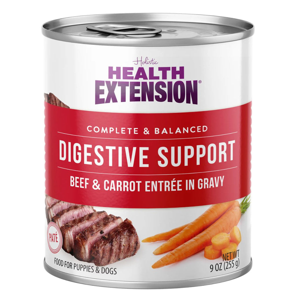 Health Extension Wet Dog Food Digestive Support Beef & Carrot Entrée in Gravy