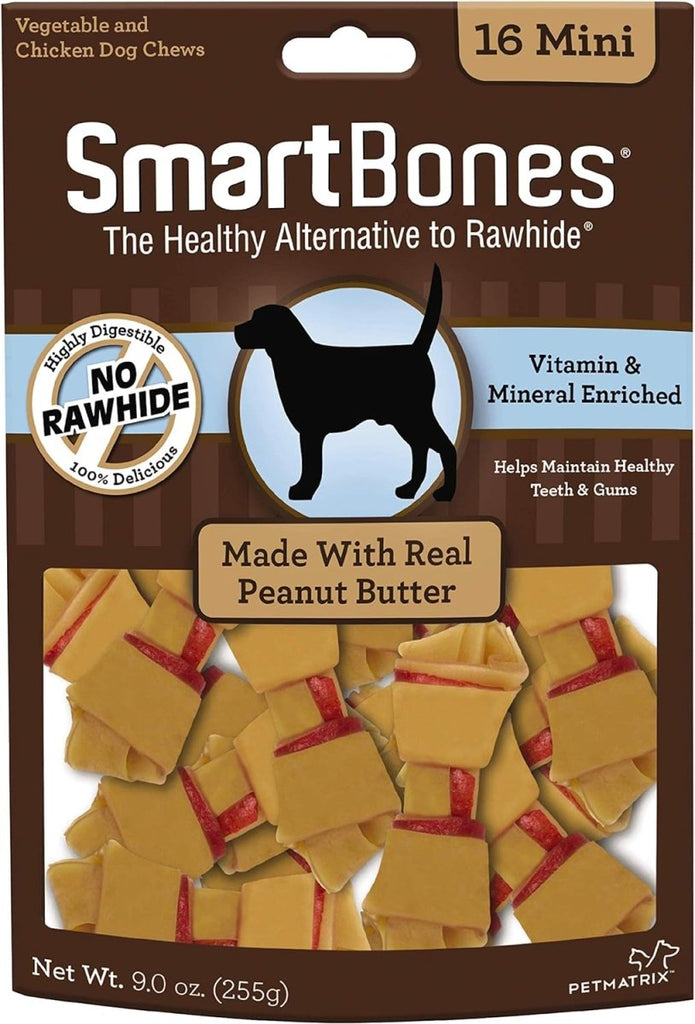 SmartBones Dog Treat with Peanut Butter