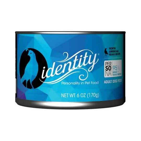 Identity Wet Dog Food 95% Quail Paté Recipe