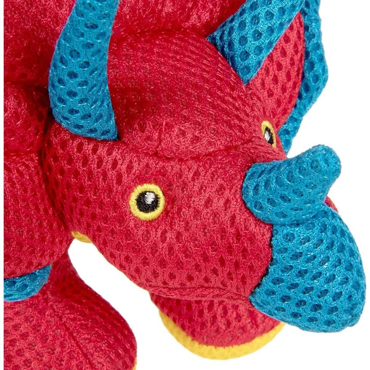 GoDog Dog Toy Double Chew Guard Dinos Triceratops