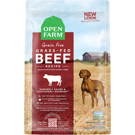 Open Farm Dry Dog Food Grain Free Grass-Fed Beef Recipe