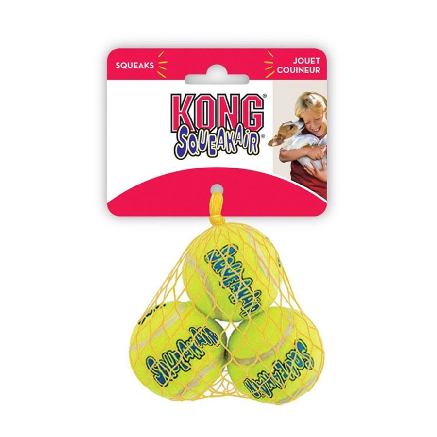 Kong Dog Toy SqueakAir Tennis Balls 3pk