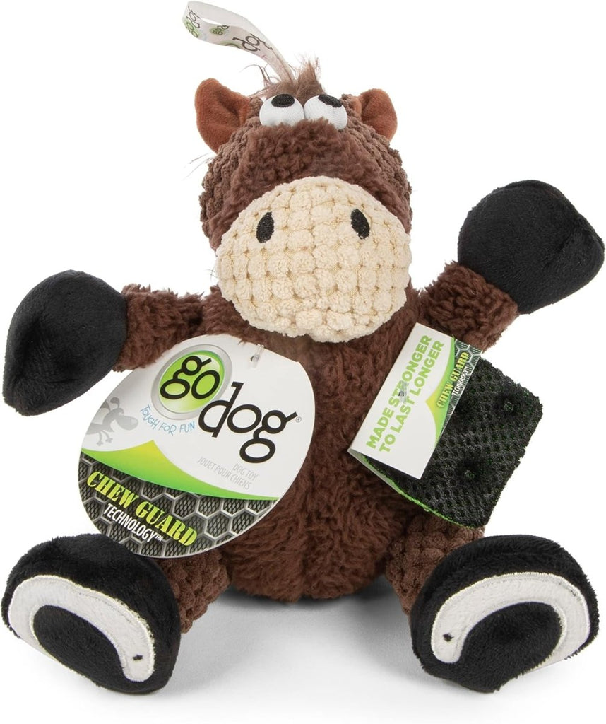 GoDog Dog Toy Checkers Horse