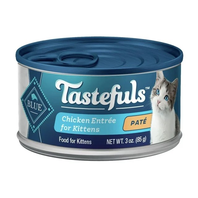 Blue Buffalo Wet Cat Food Tastefuls Pate Chicken Entree for Kittens