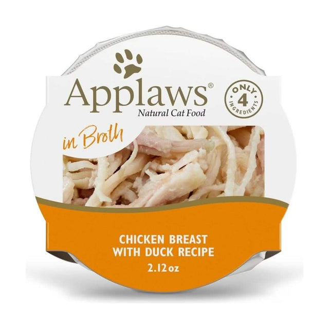 Applaws Wet Cat Food Chicken Breast with Duck Recipe in Broth