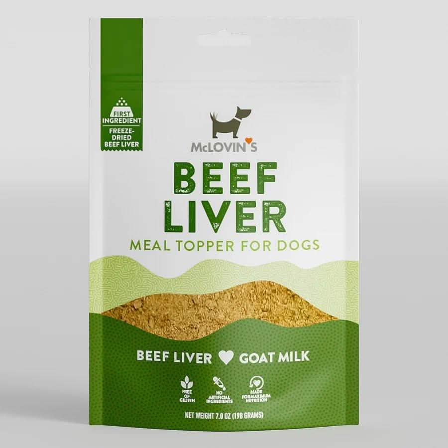 Mclovin's Beef Liver Freeze Dried Raw Meal Topper for Dog