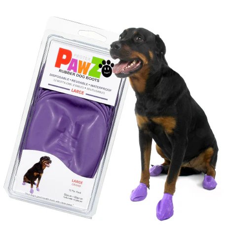 PawZ Rubber Dog Boots - Large