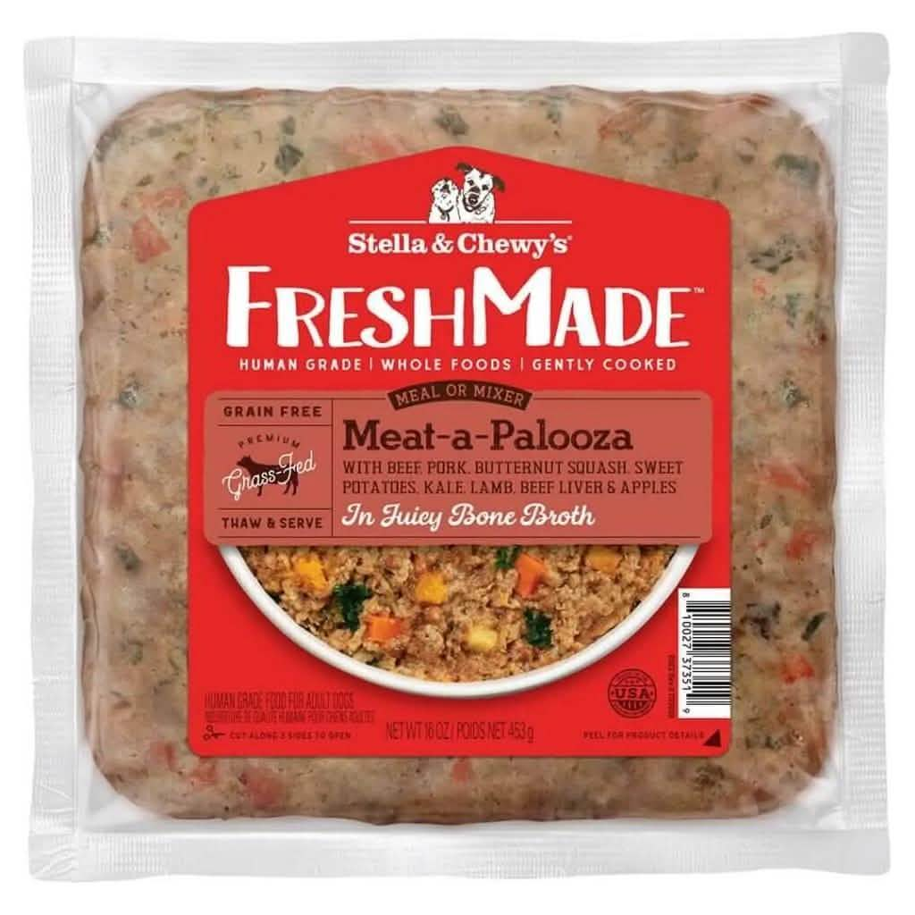 Stella & Chewy's Cooked Frozen Dog Food FreshMade Meat-a-Palooza