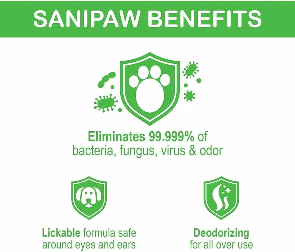 PawZ SANIPAW Paw Sanitizing Wipes