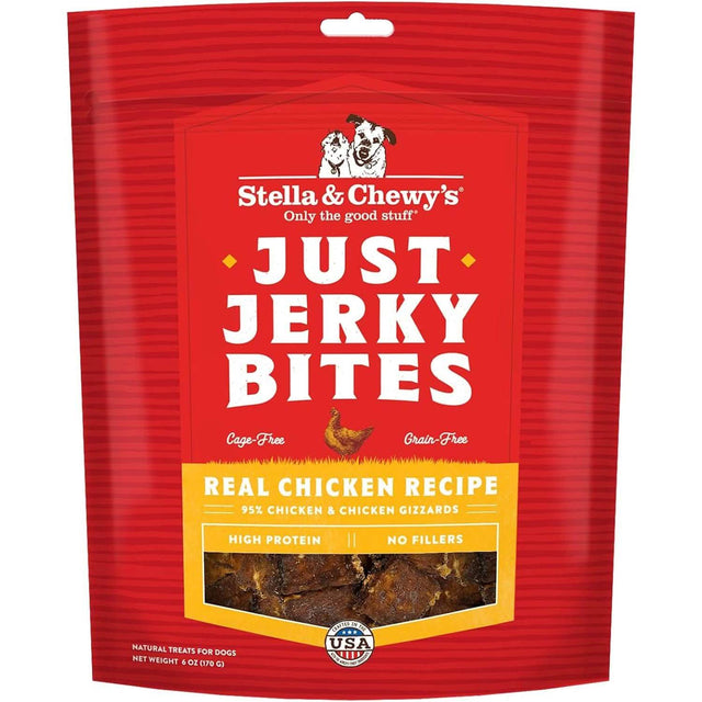 Stella & Chewy's Dog Treat Just Jerky Bites Real Chicken Recipe