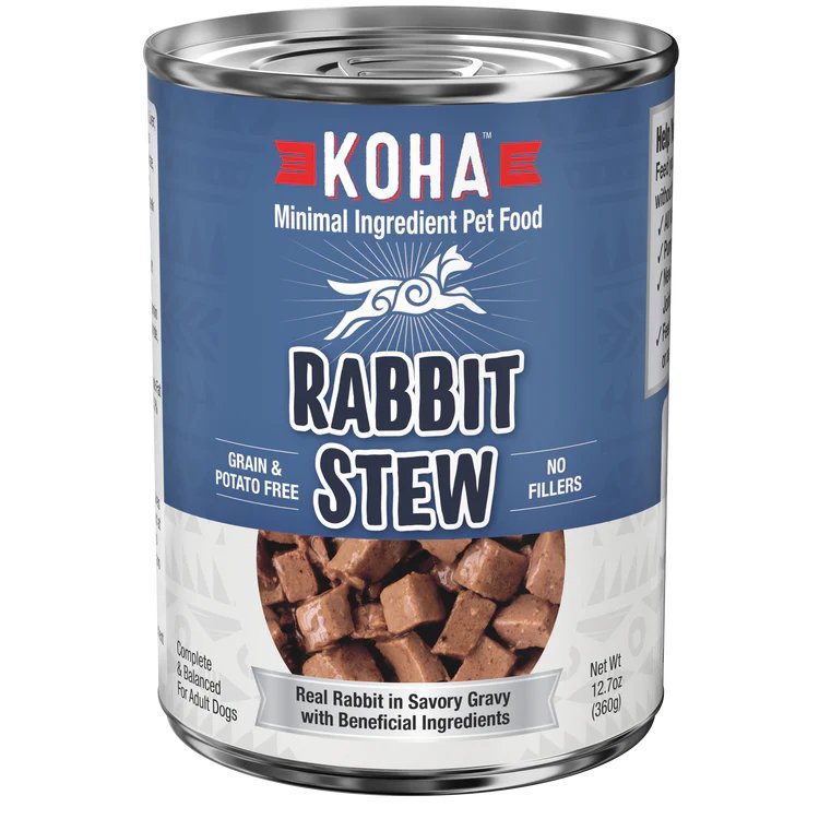 Koha Wet Dog Food Rabbit Stew