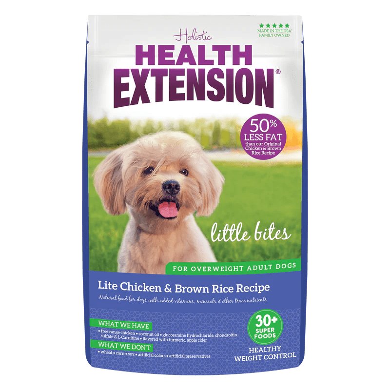 Health Extension Dry Dog Food Little Bites Lite Chicken & Brown Rice Recipe