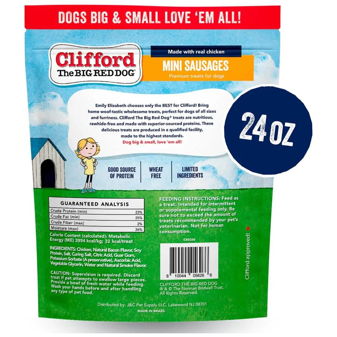 Clifford® Dog Treat Mini Sausages