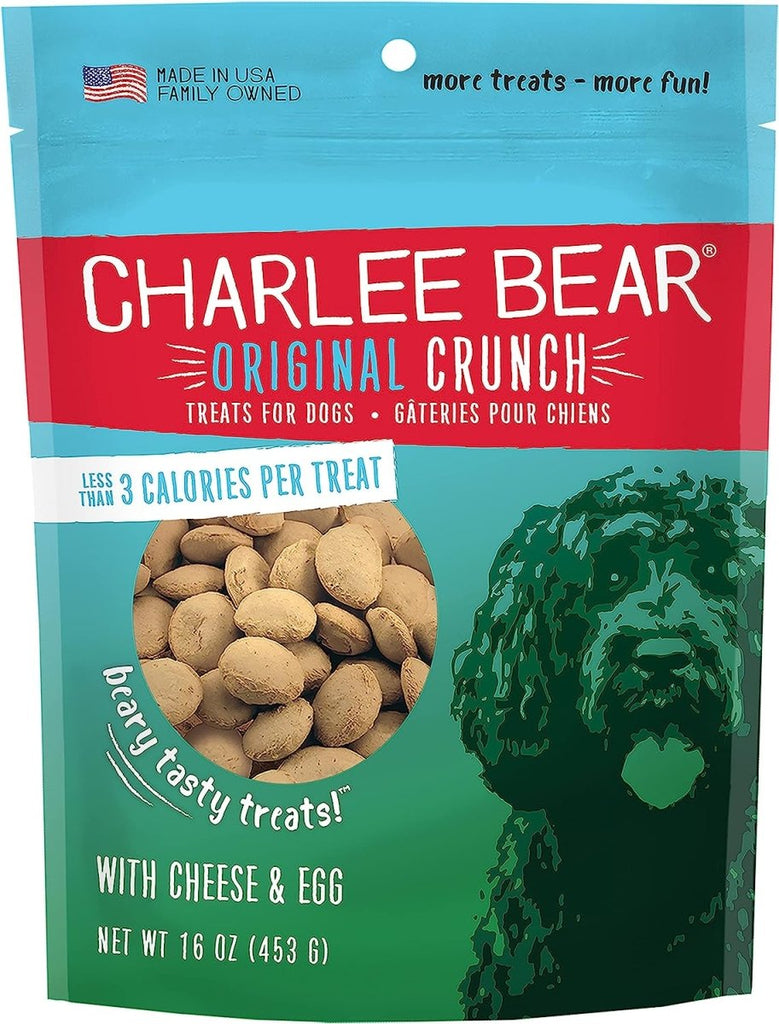 Charlee Bear Dog Treat Original Crunch with Cheese & Egg