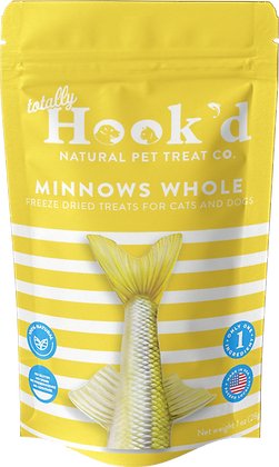 Totally Hook'd Dog Treat Freeze-Dried Minnows