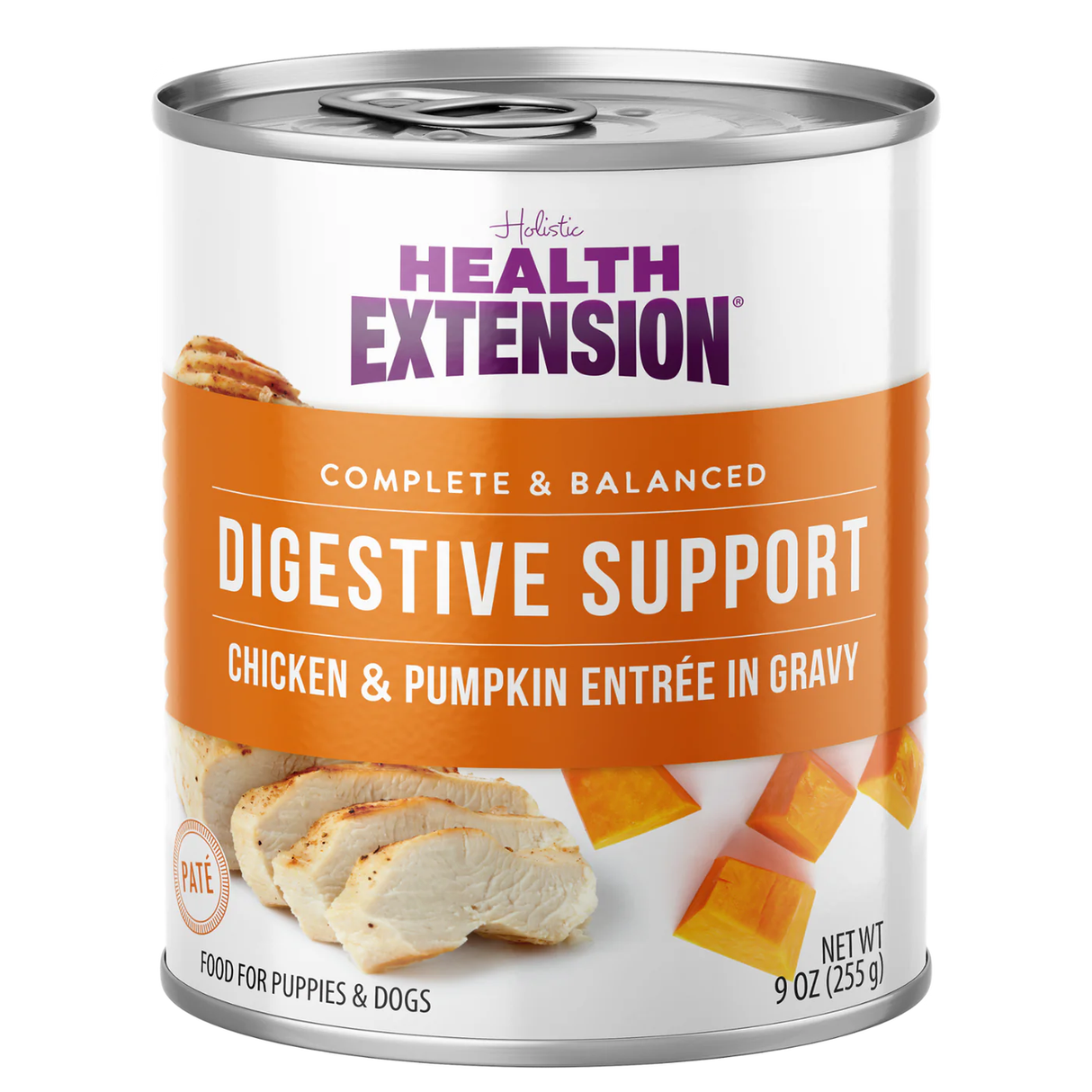 Health Extension Wet Dog Food Digestive Support Chicken & Pumpkin Entrée in Gravy