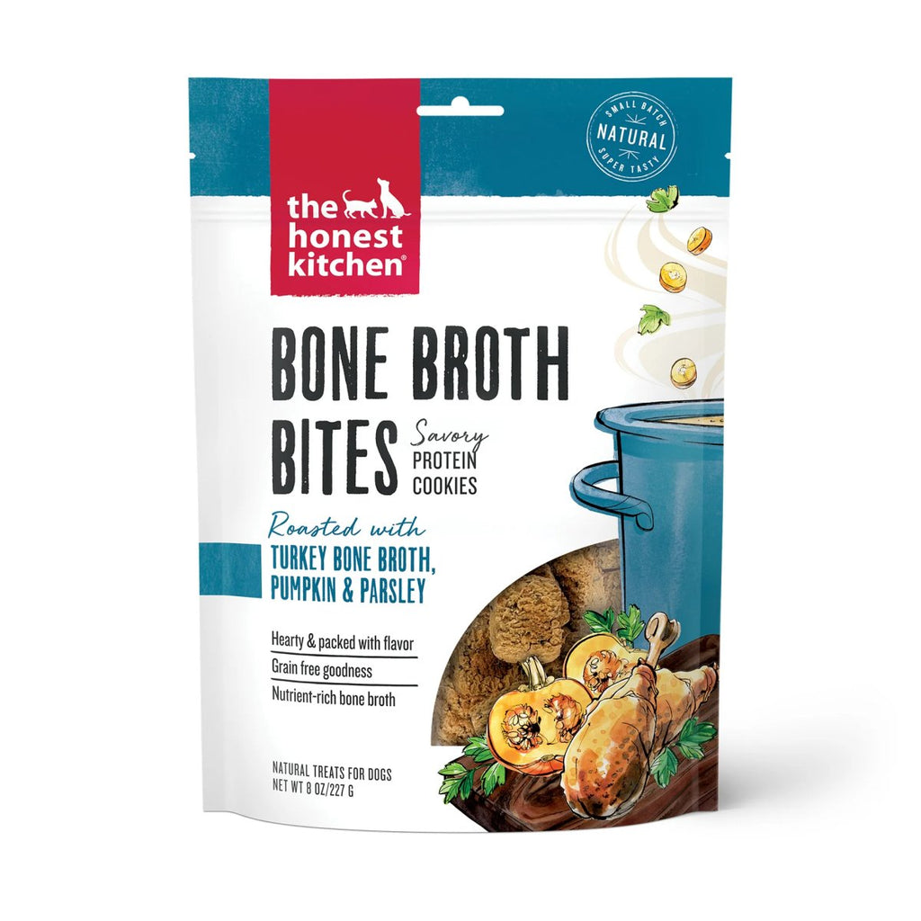 The Honest Kitchen Bone Broth Bites Turkey Bone Broth, Pumpkin & Parsley