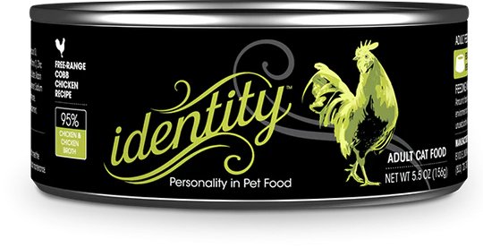 Identity Wet Cat Food 95% Free-Range Chicken Paté Recipe