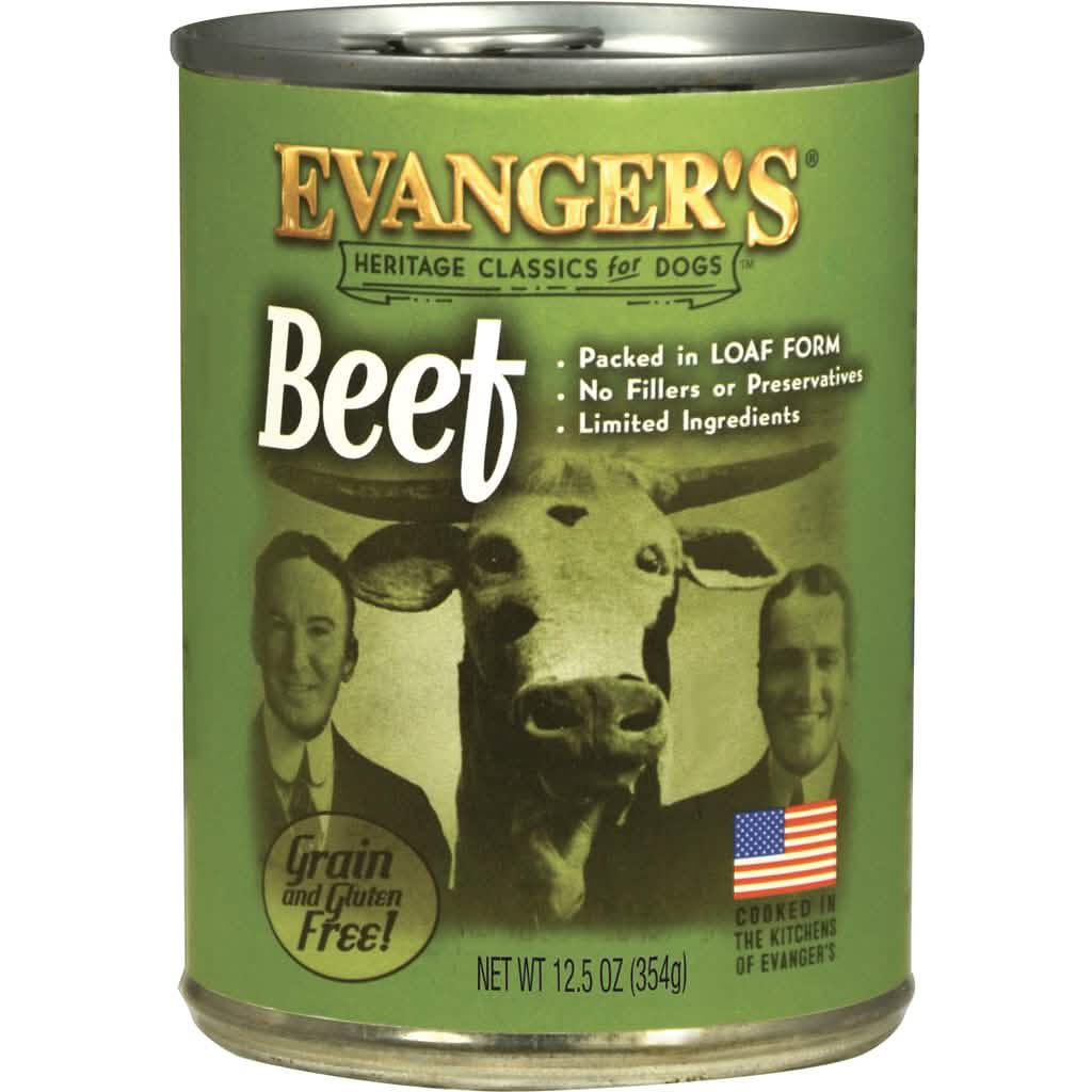 Evanger's Wet Dog Food Heritage Classic Beef