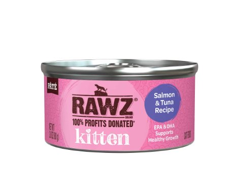 RAWZ Kitten Food Salmon & Tuna Recipe with EPA & DHA