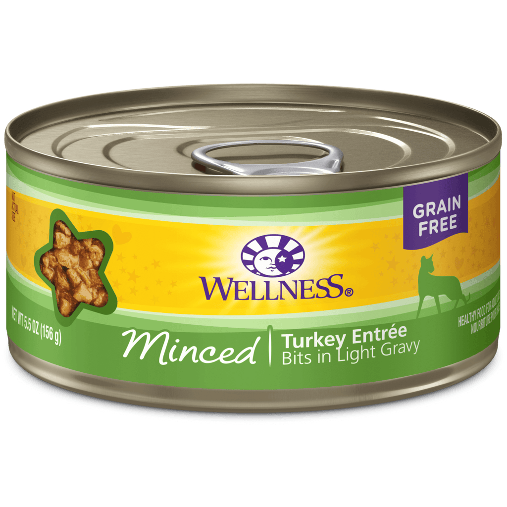 Wellness Wet Cat Food Complete Health Minced Turkey Entrée