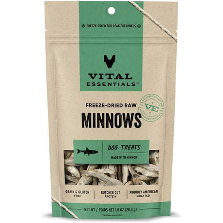 Vital Essentials Dog Treat Freeze-Dried Raw Minnows