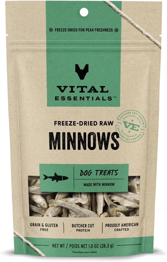 Vital Essentials Dog Treat Freeze-Dried Raw Minnows