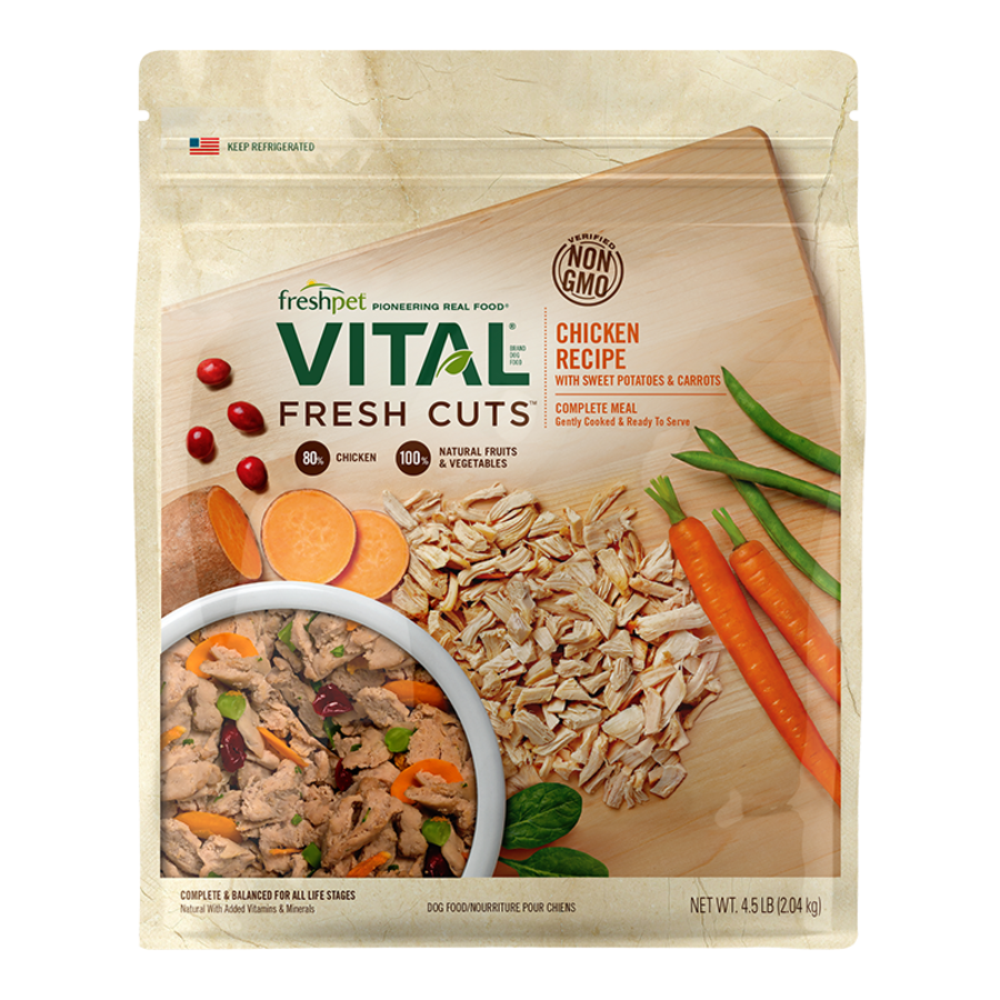 Receta de cortes frescos de pollo Vital FreshPet de 4,5 lb