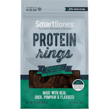 SmartBones Dog Treat Protein Rings with Real Duck, Pumpkin & Flaxseed