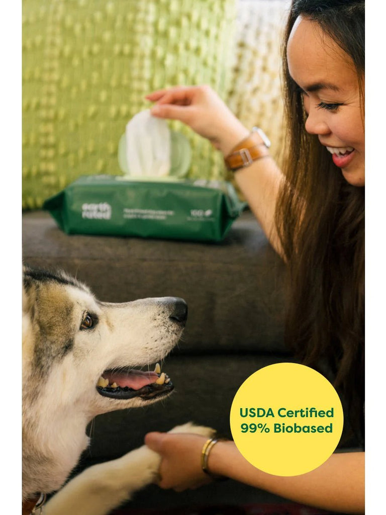 Earth Rated Unscented Dog Wipes