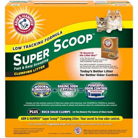 Arm & Hammer Cat Litter Super Scoop Clumping Scented