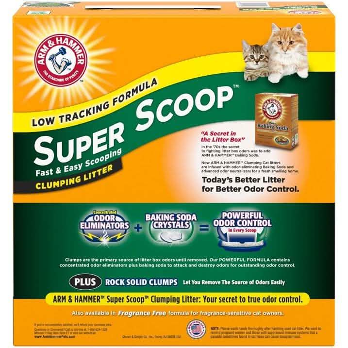 Arm &amp; Hammer Cat Litter Super Scoop Clumping Scented