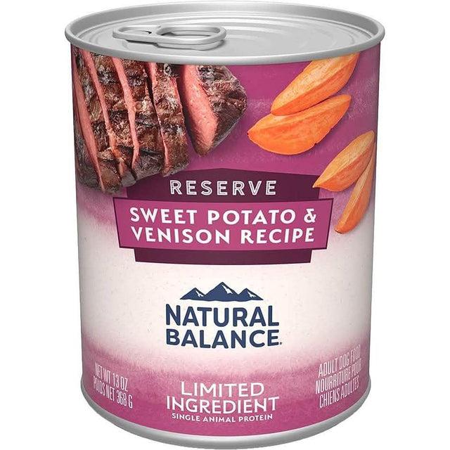 Natural Balance Wet Dog Food Limited Ingredient Sweet Potato & Venison Recipe