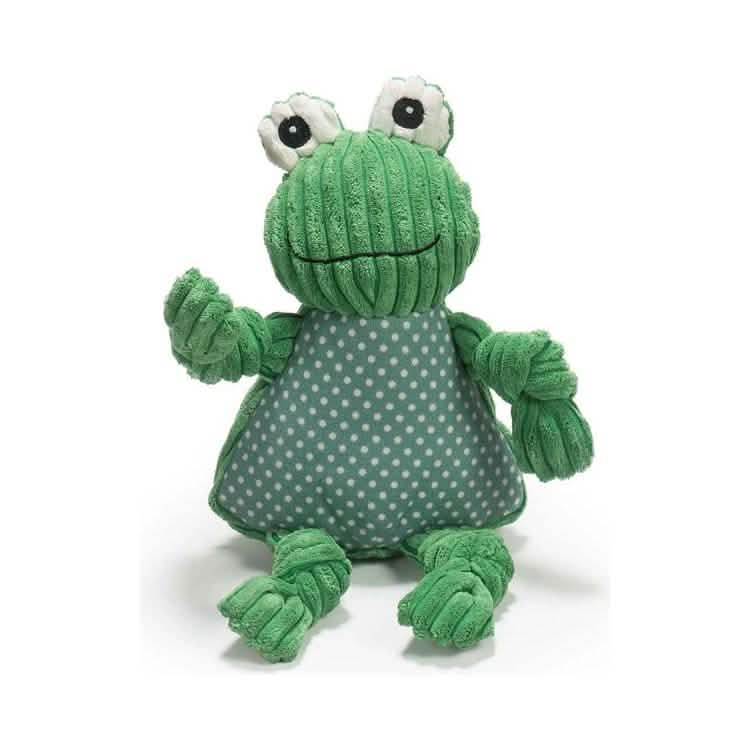 Huggle Hounds Dog Toy Fergie Frog Knottie